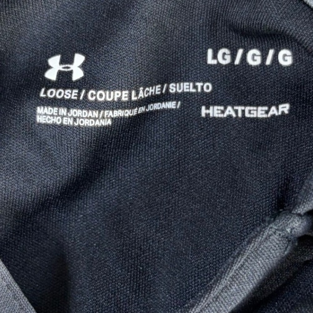 Under Armour HeatGear Sleeveless Hoodie Training Gym Shirt Black Large Mens - Picture 2 of 6